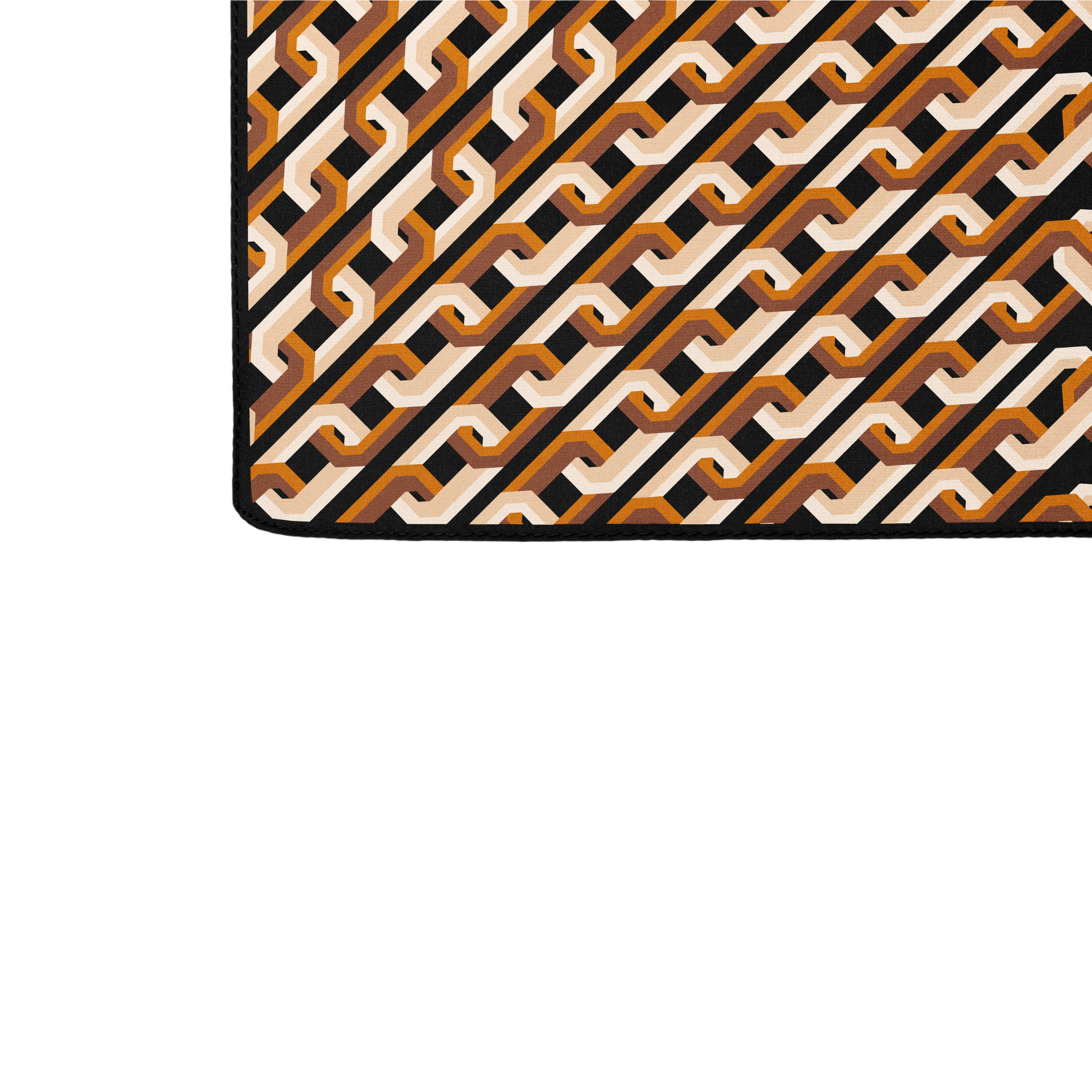 Foulard en Soie Carré Chain Motif