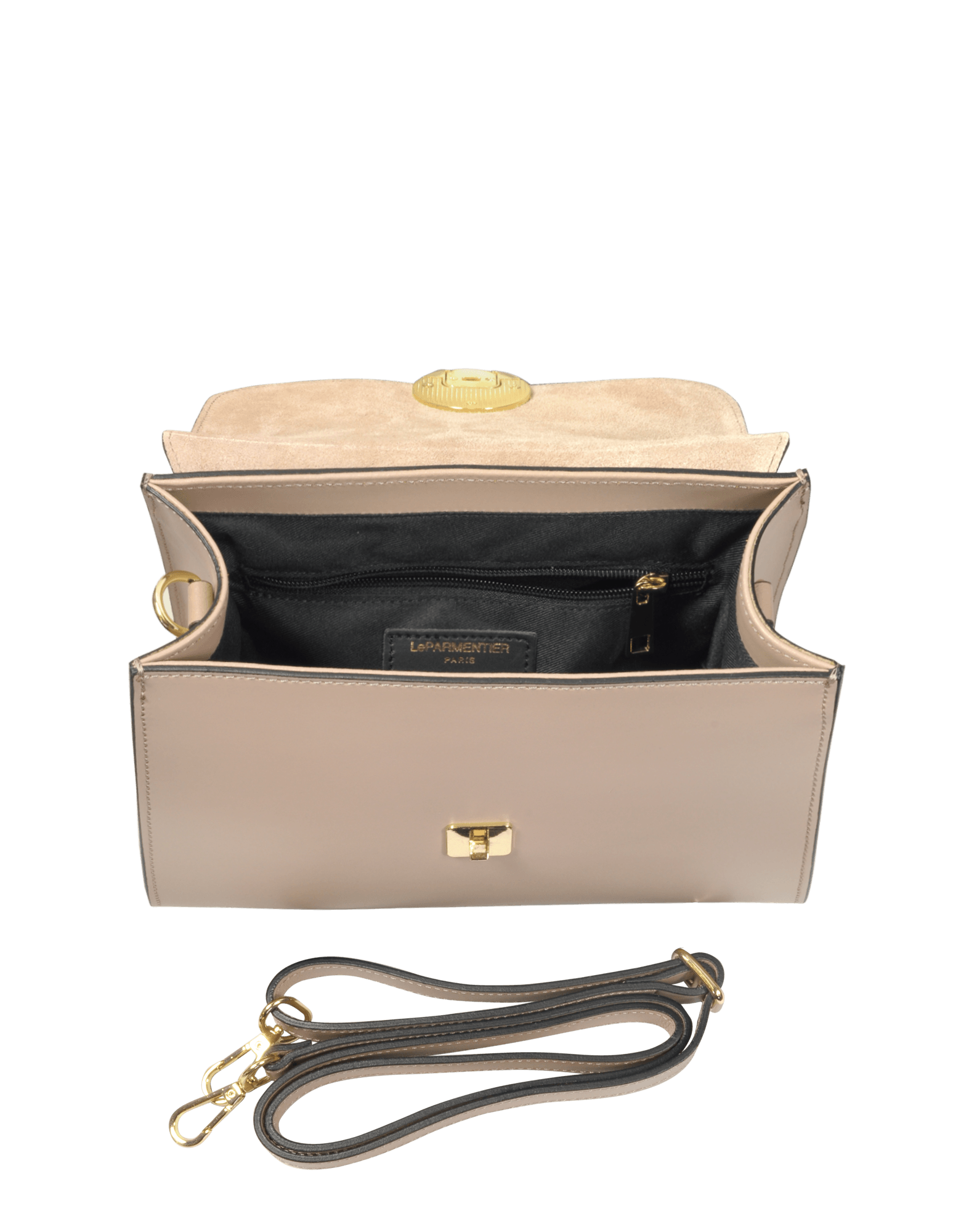 Bombo - Bolso satchel con asa superior y correa