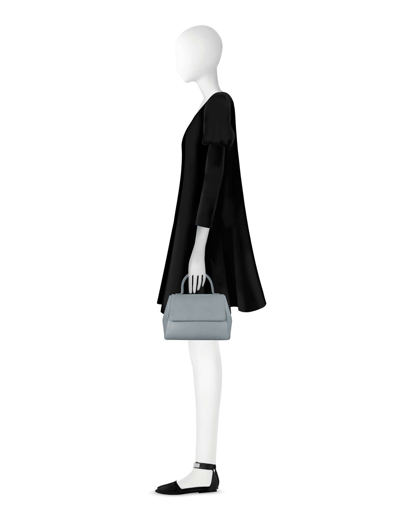 Ladyfinger Top Handle Ladybag w/Strap