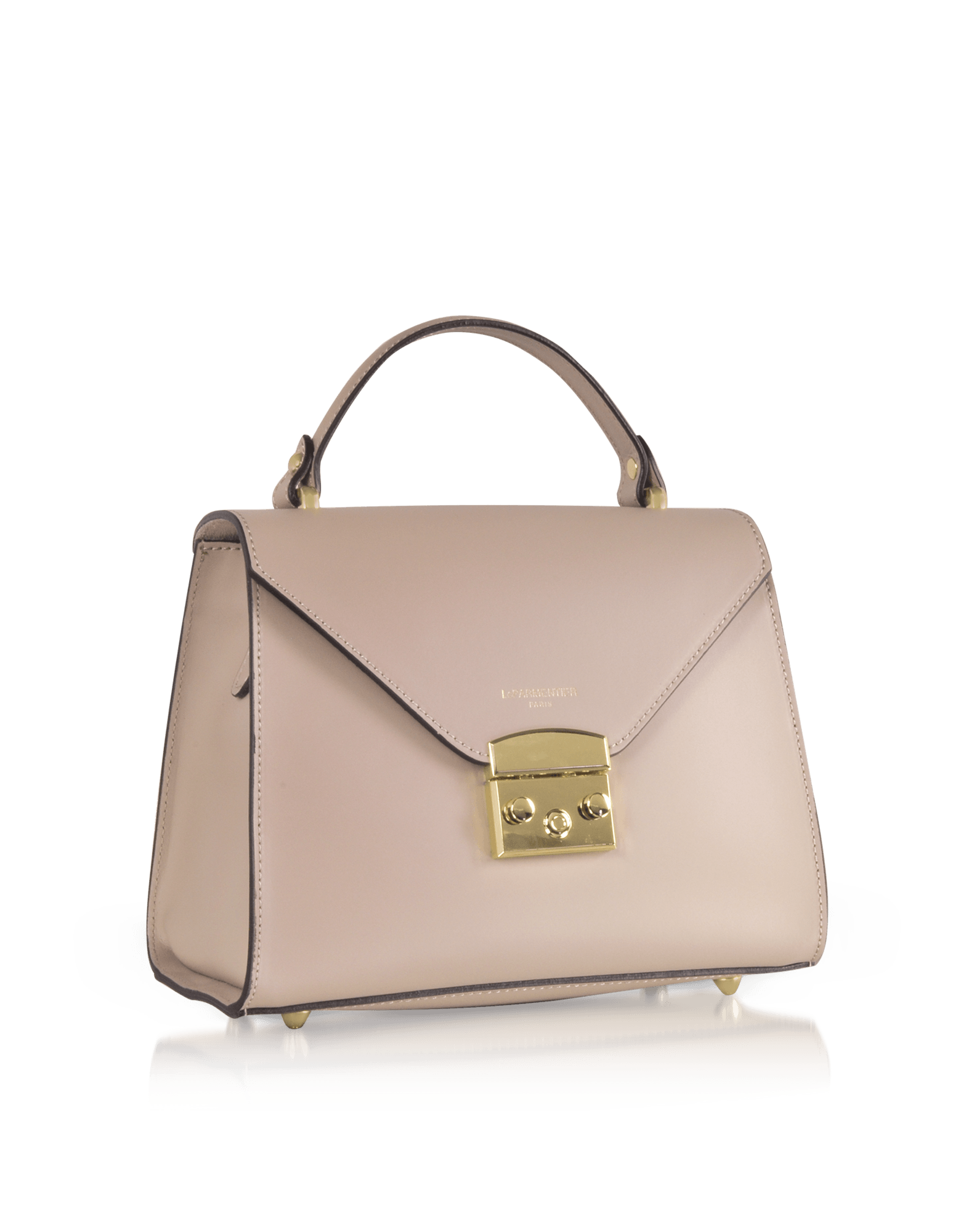Peggy - Bolso satchel de cuero con asa superior
