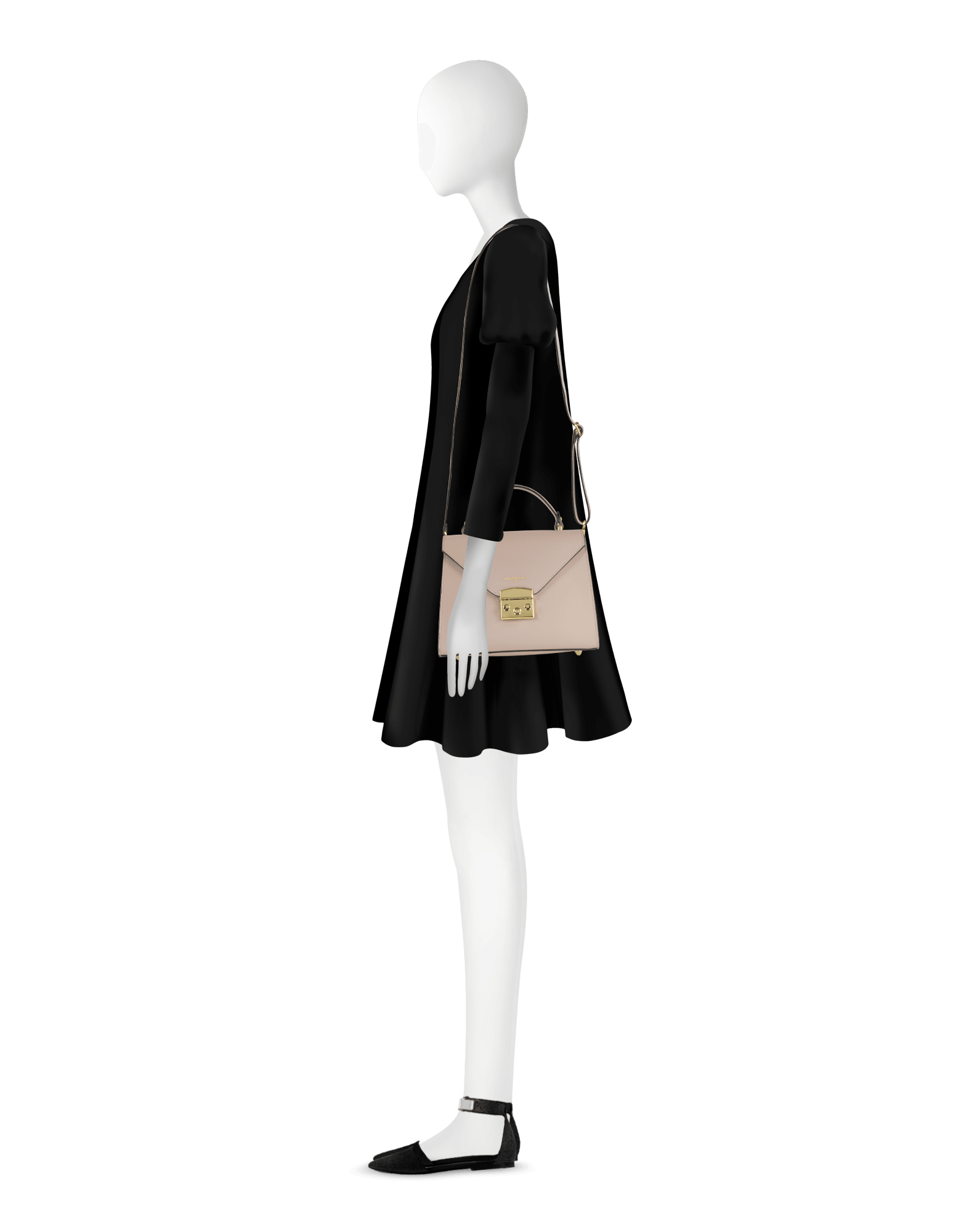 Peggy - Bolso satchel de cuero con asa superior