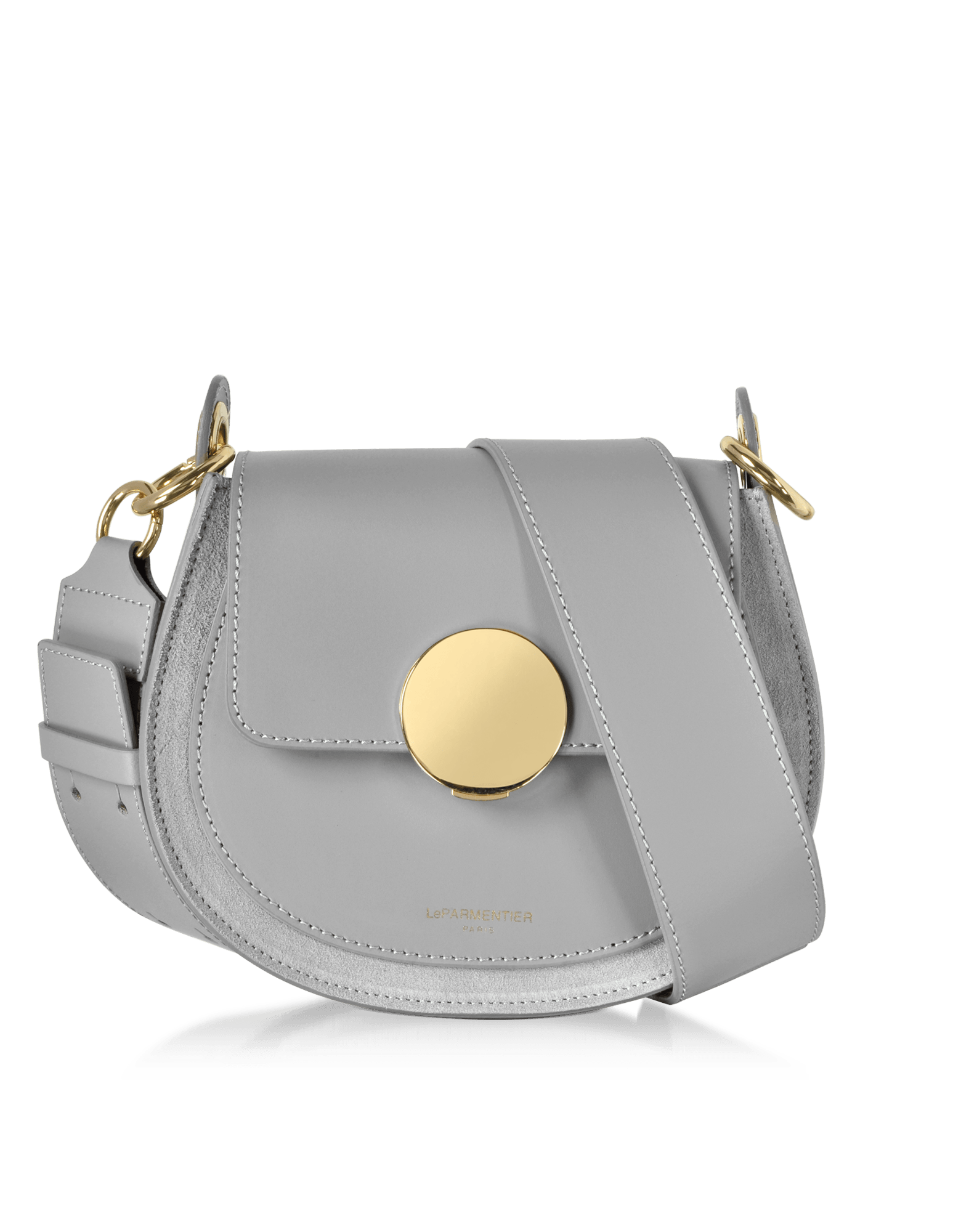 Yucca Suede and Leather Shoulder Bag