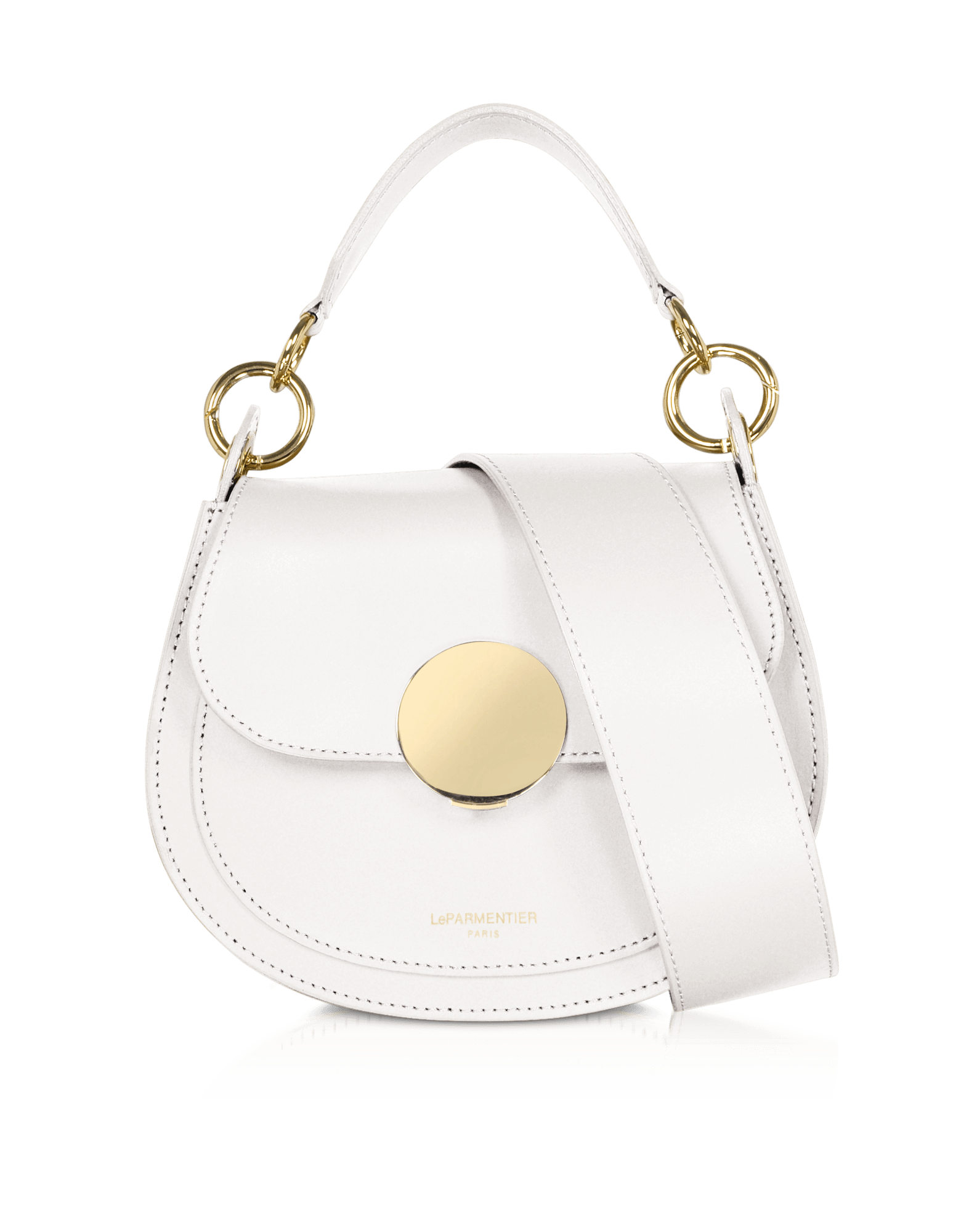 Le parmentier yucca suede online and leather shoulder bag