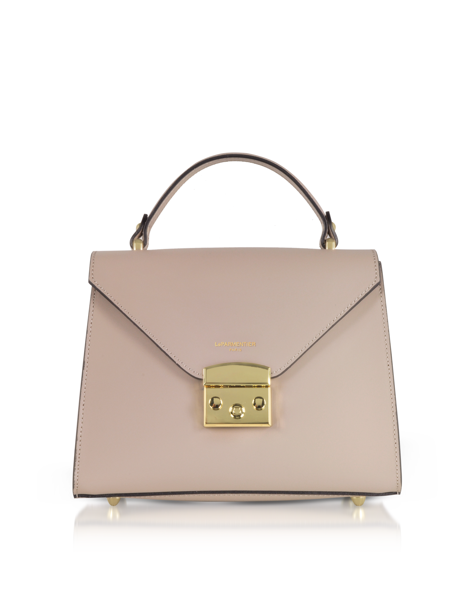 Peggy - Bolso satchel de cuero con asa superior