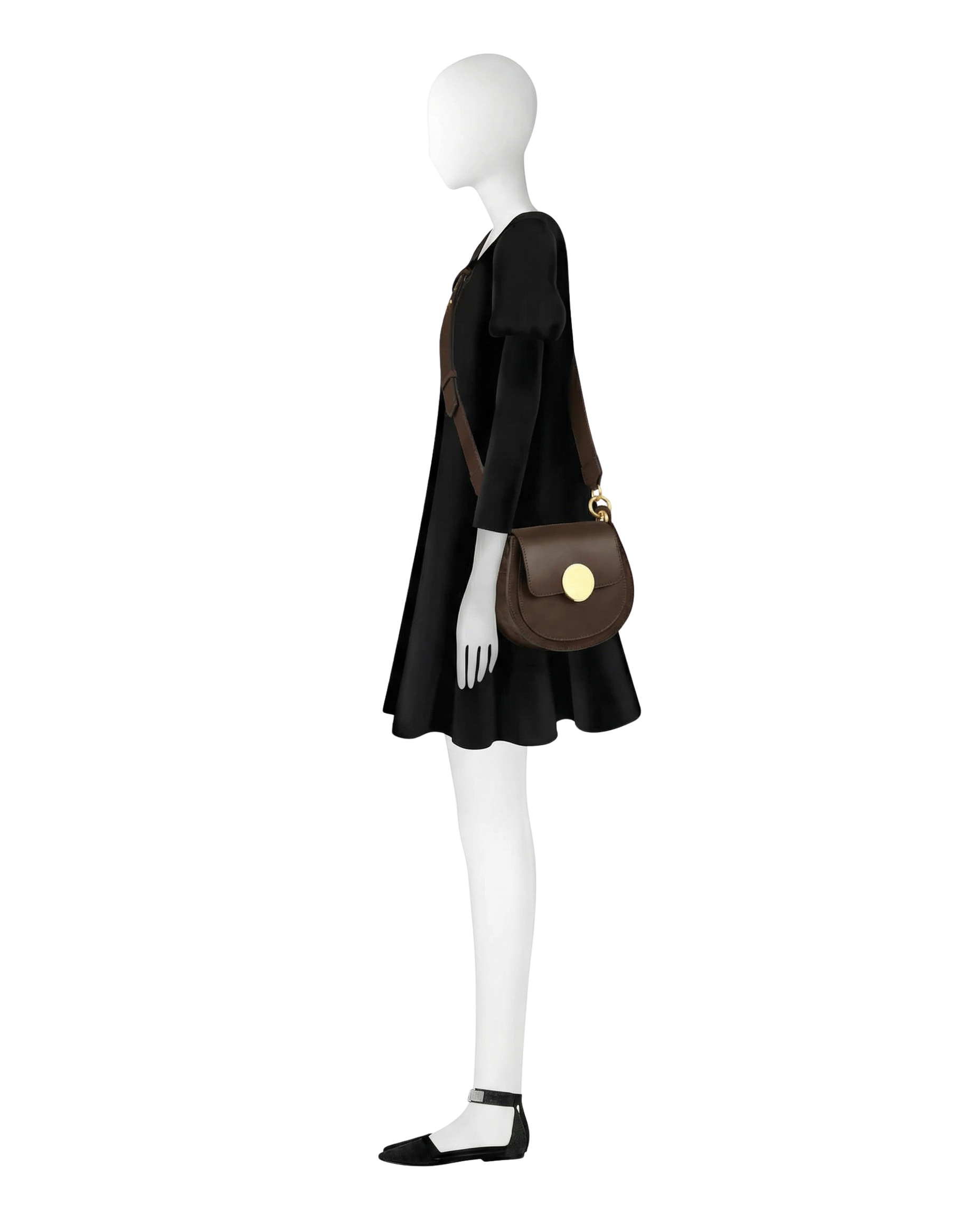 Yucca - Sac à bandoulière en daim et cuir 