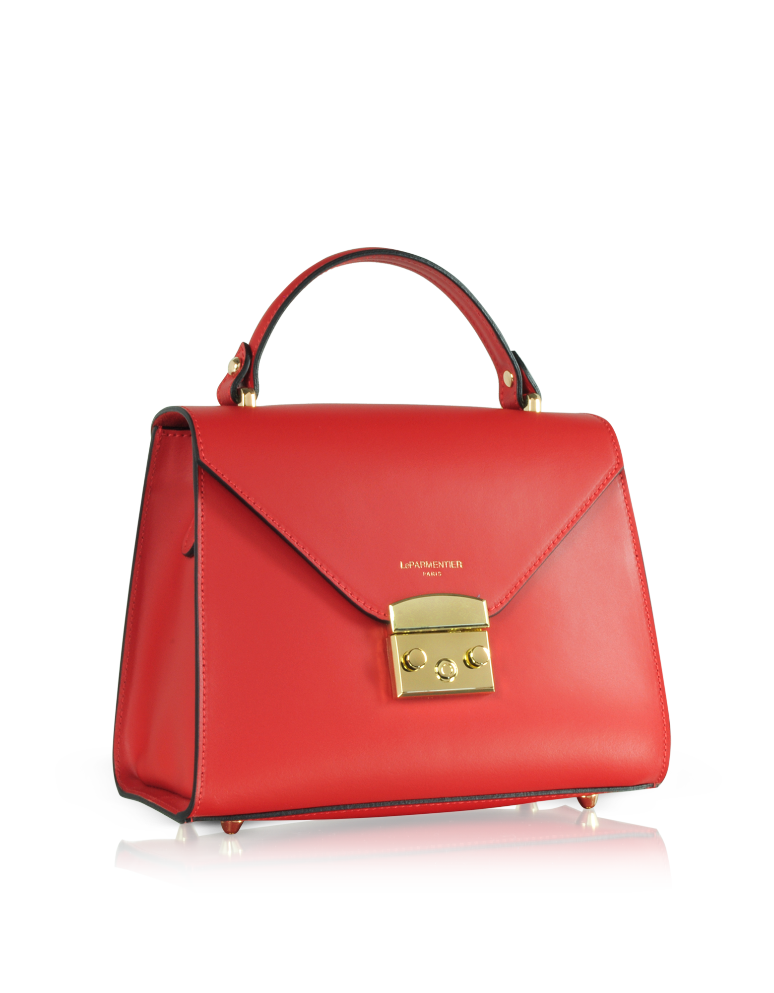 Peggy Leather Top Handle Satchel Bag