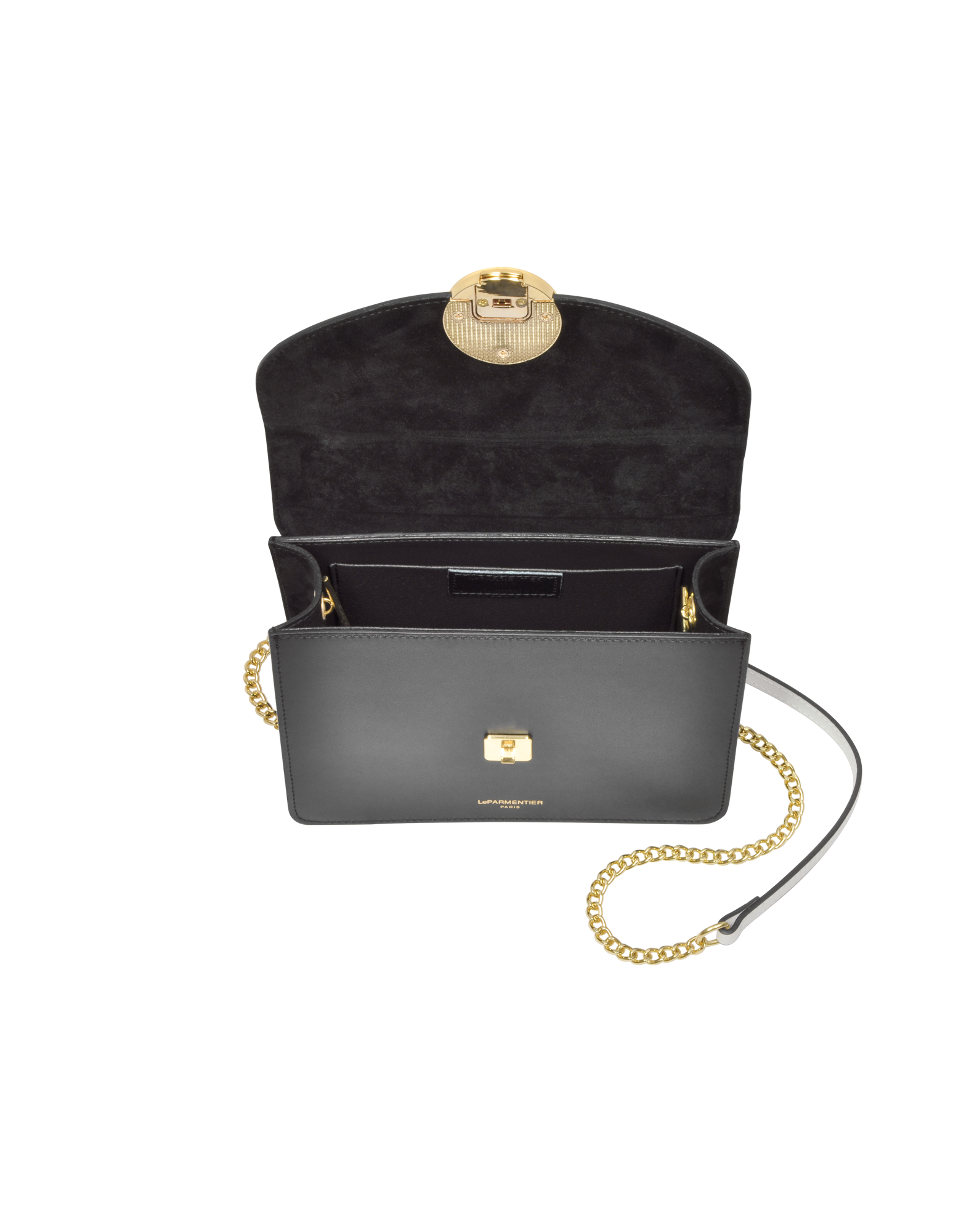 New Ondina Color Block Flap Top Leather Satchel Bag
