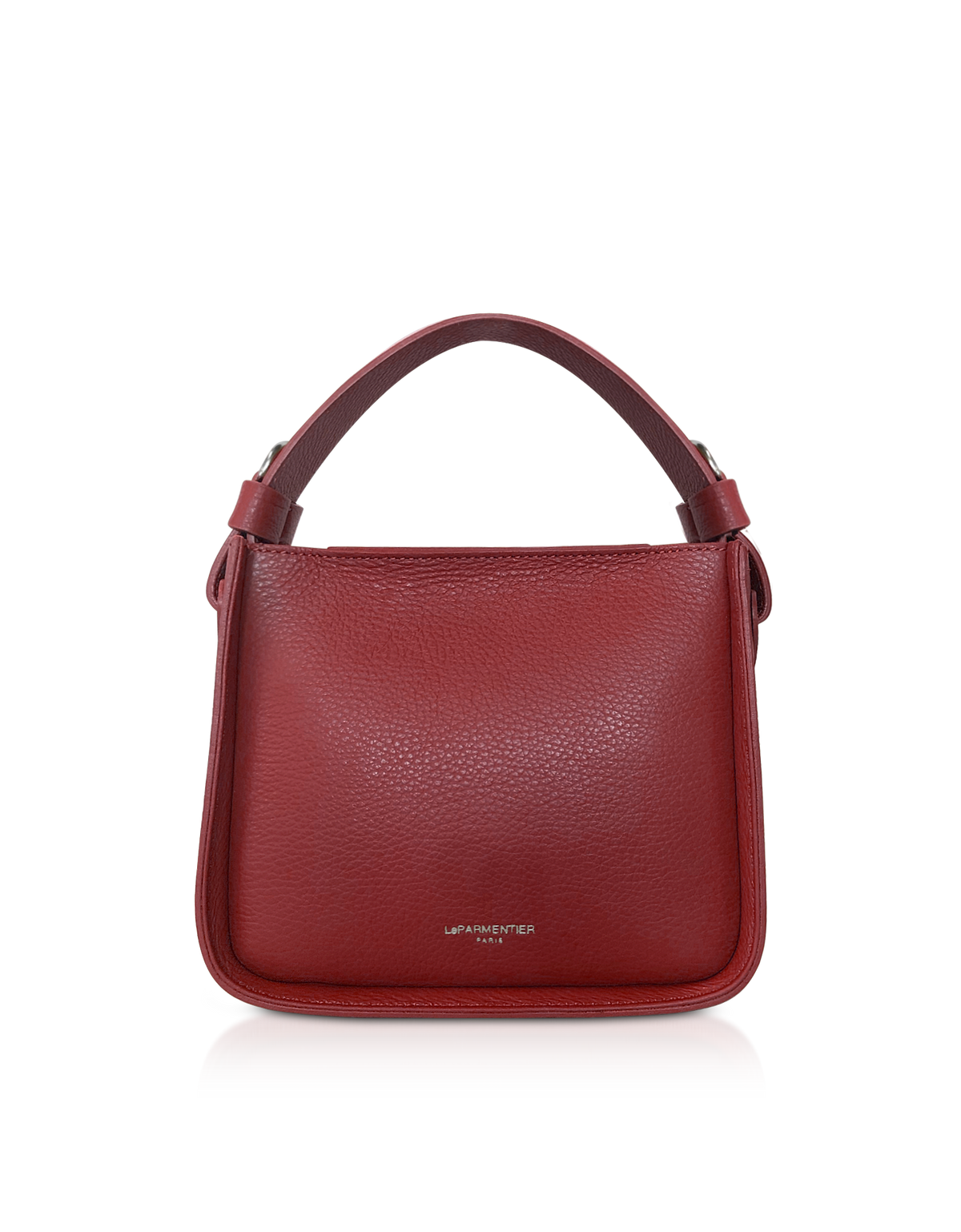 Duplo Small Hammered Leather Top Handle bag