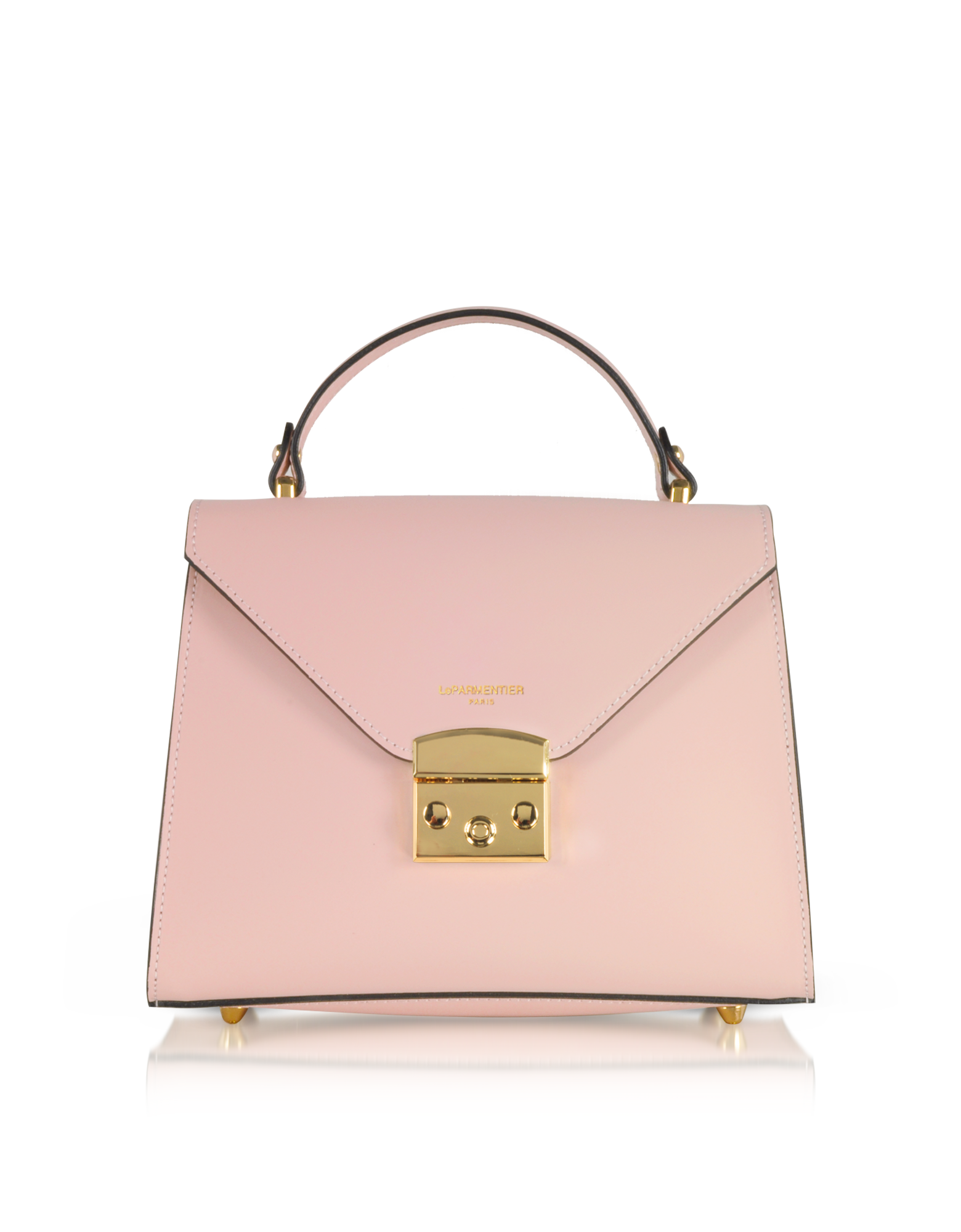Le Parmentier♦ペギーレザー サッチェルバッグ Peggy Leather Top Handle Satchel Bag